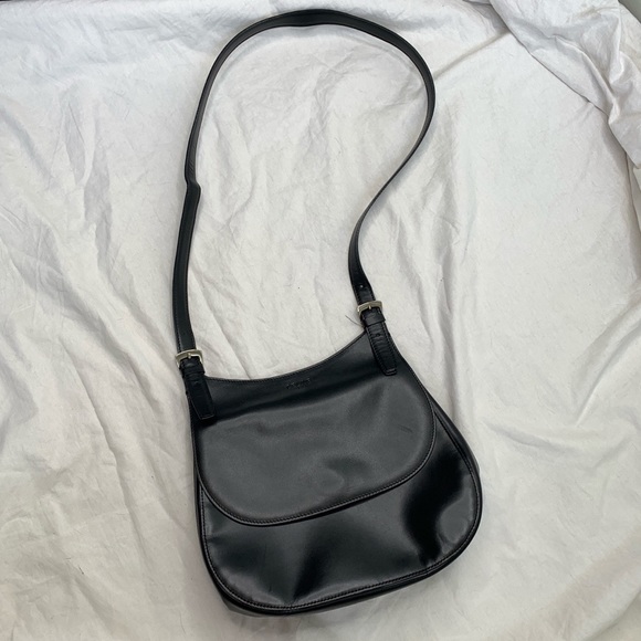 Celine Handbags - Celine Black Leather Handbag